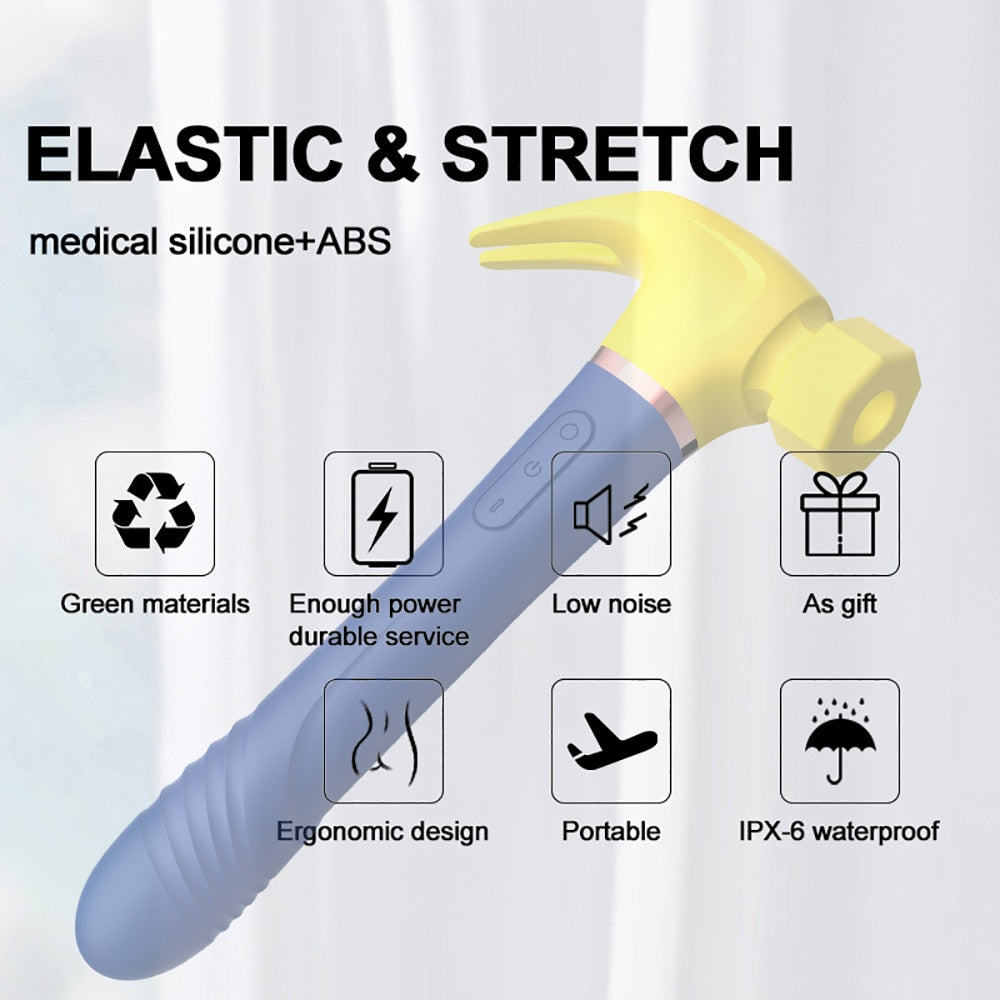 Pleasure Hammer Multifunctional Vibrating Sex Toy | dmunderwear detail image 8