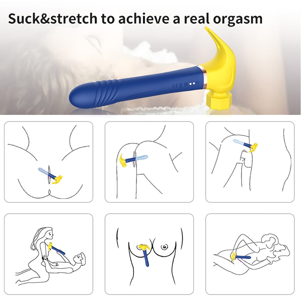Pleasure Hammer Multifunctional Vibrating Sex Toy | dmunderwear detail image 9