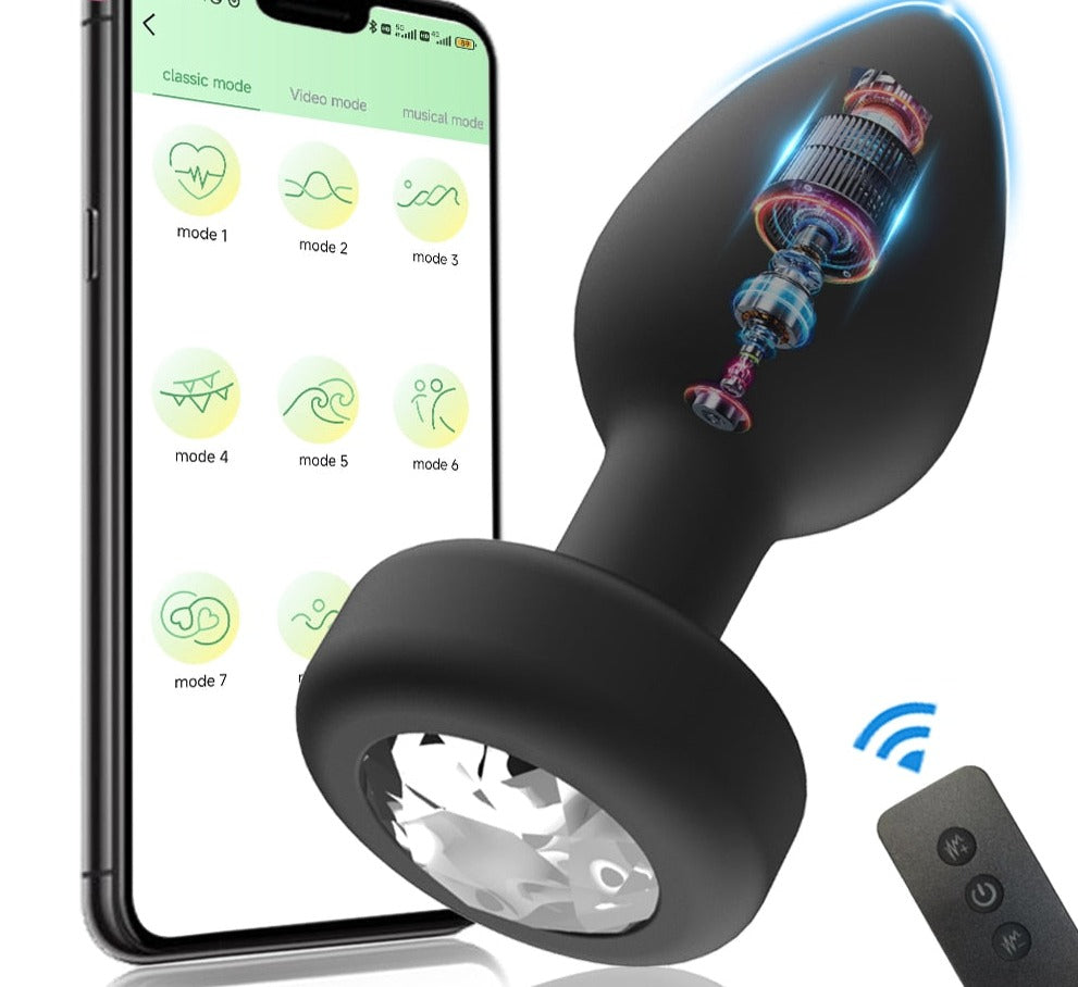 Pleasure Pulse Vibrating Butt Anal | dmunderwear