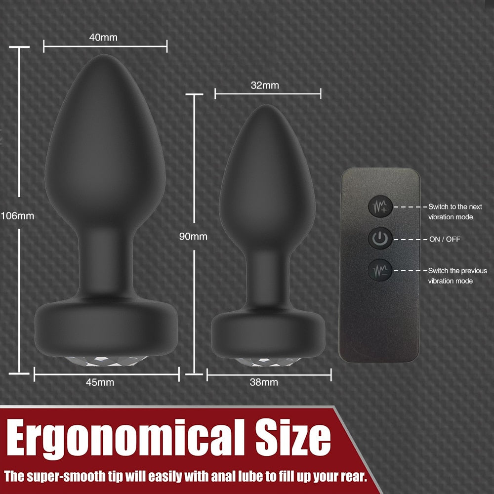 Pleasure Pulse Vibrating Butt Anal | dmunderwear detail image 12