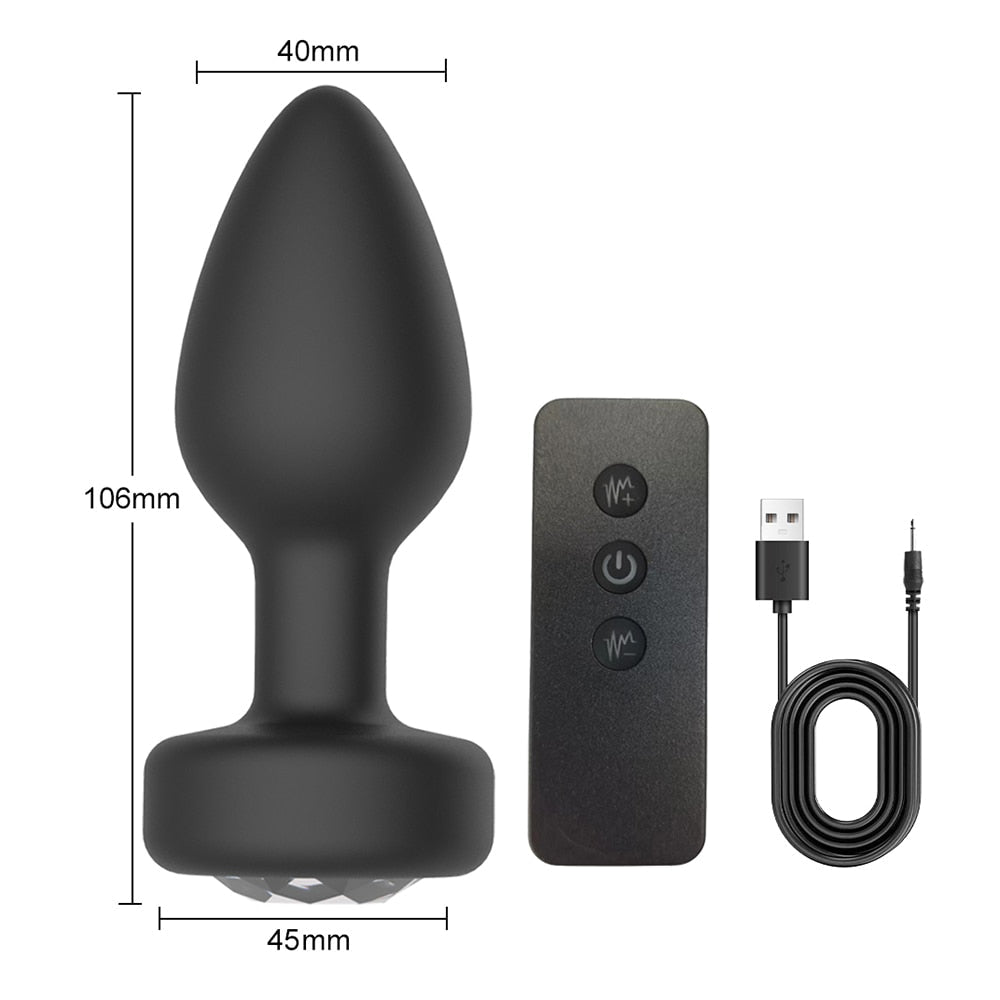 Pleasure Pulse Vibrating Butt Anal | dmunderwear detail image 4