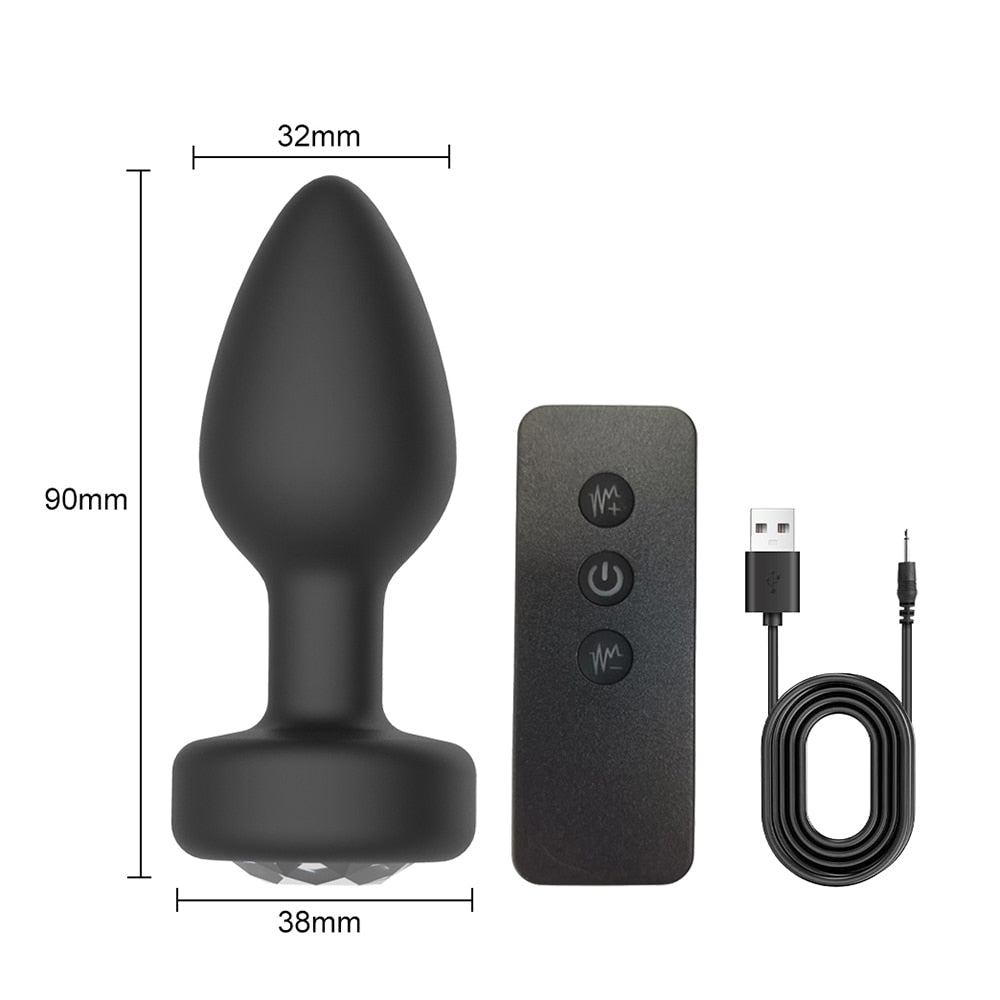 Pleasure Pulse Vibrating Butt Anal | dmunderwear detail image 6