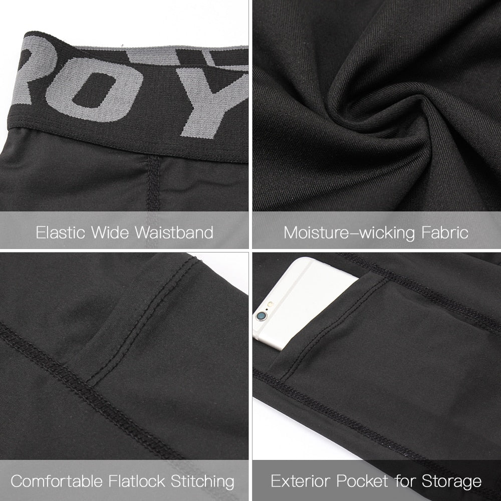 Pocketed Compression Pants 4-Pack | dmunderwear detail image 6