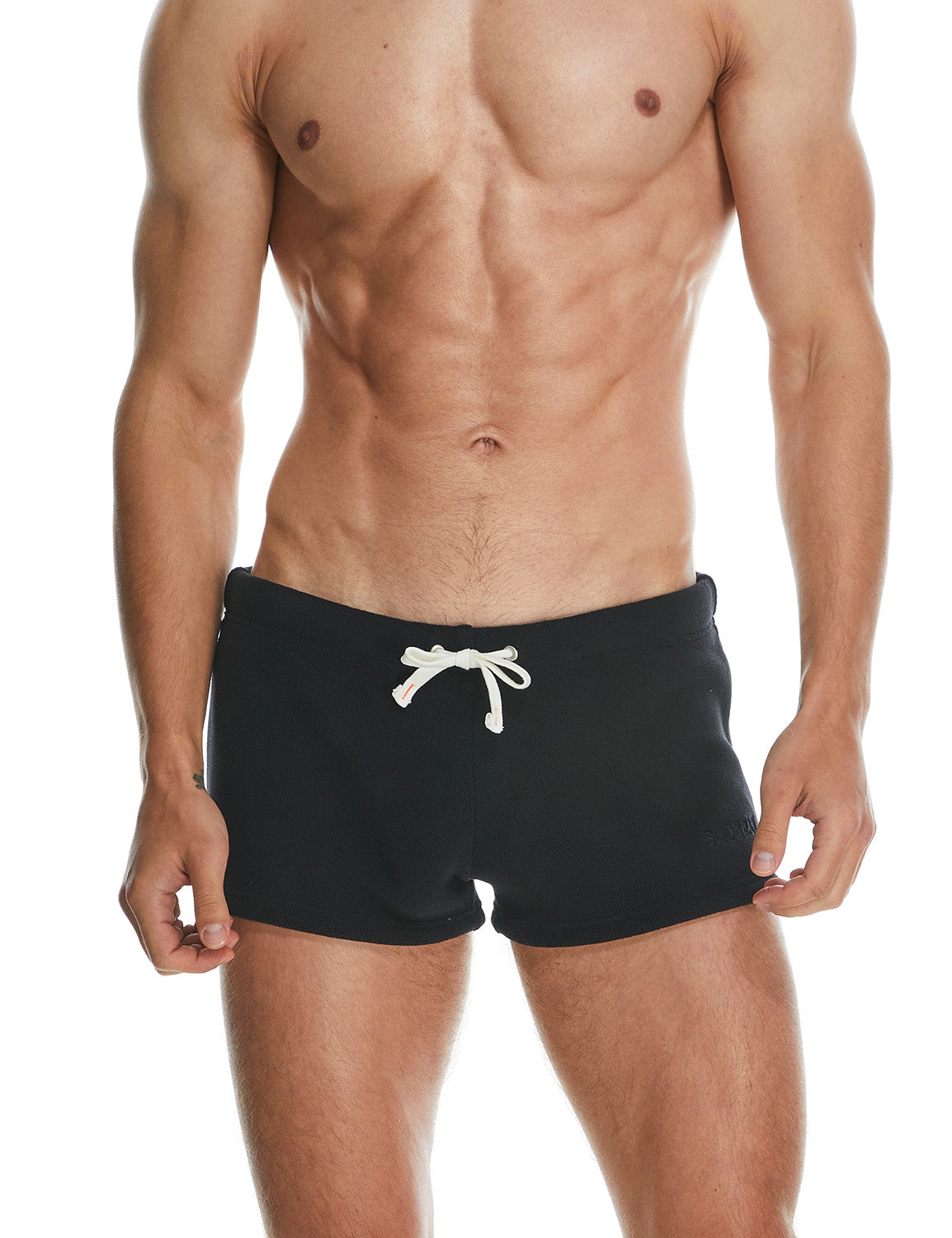 Solid Polar Fleece Shorts 230501 | dmunderwear detail image 11