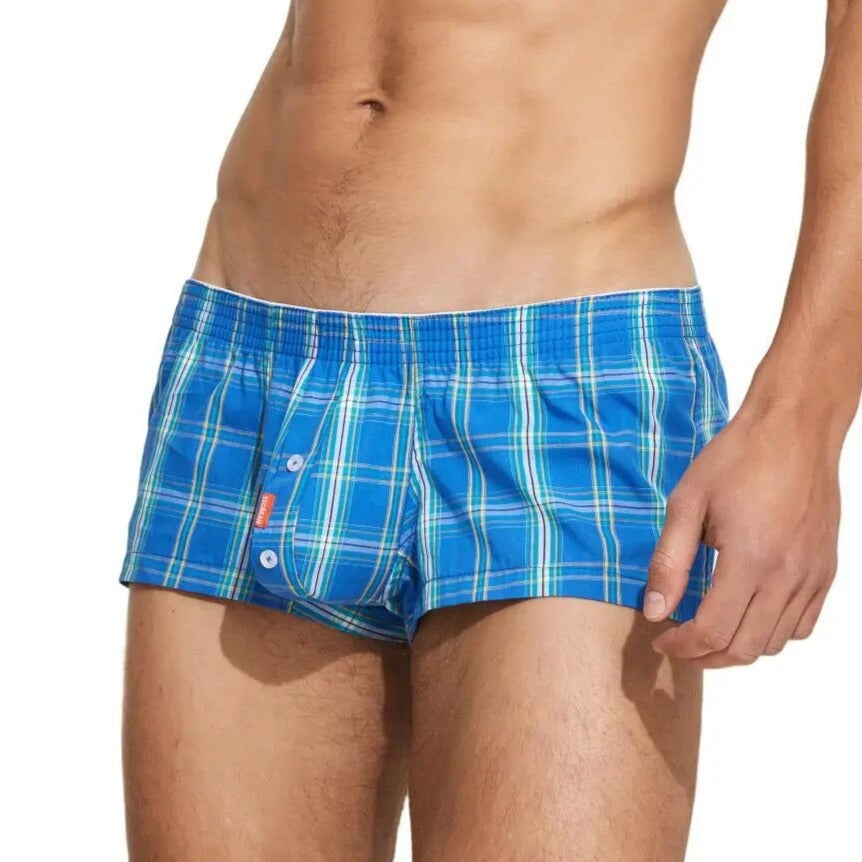 Pouched Plaid Boxers | dmunderwear