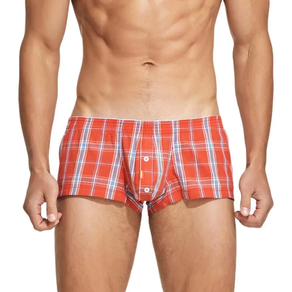 Pouched Plaid Boxers | dmunderwear detail image 8