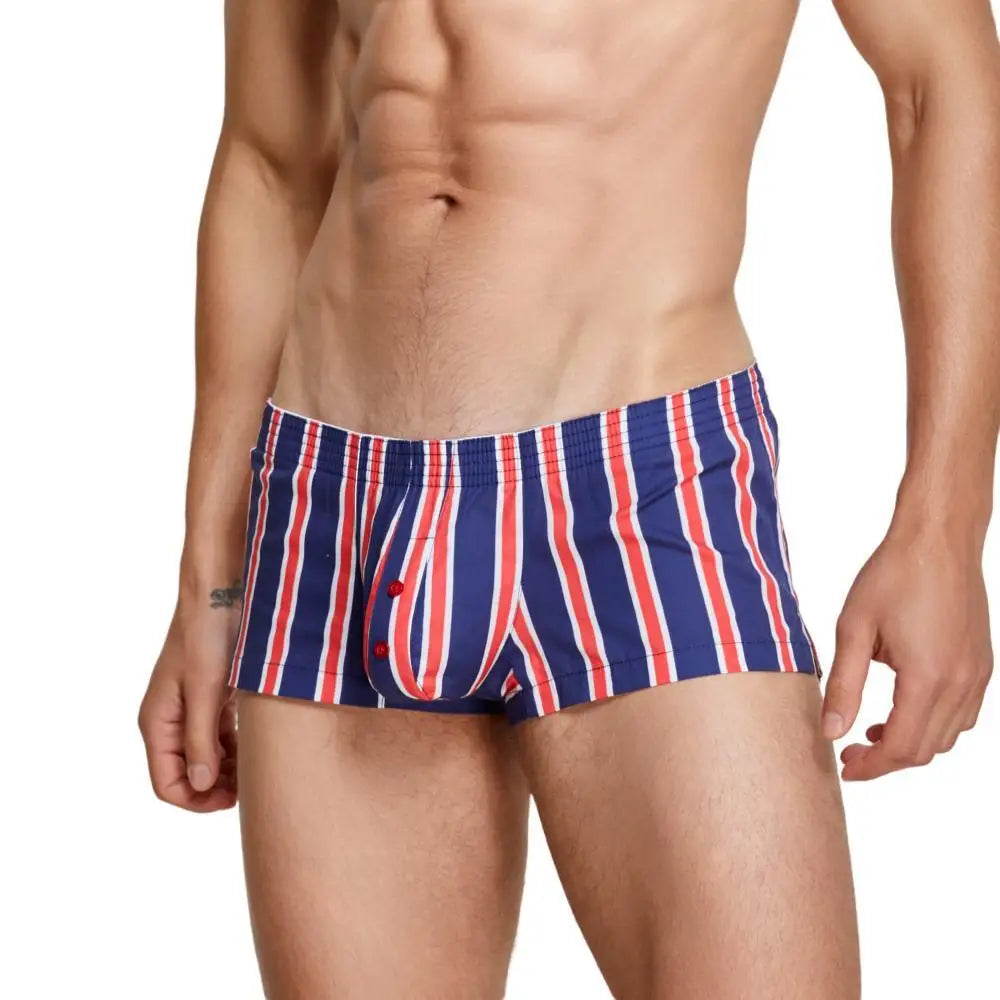 Pouched Striped Boxers | dmunderwear detail image 2