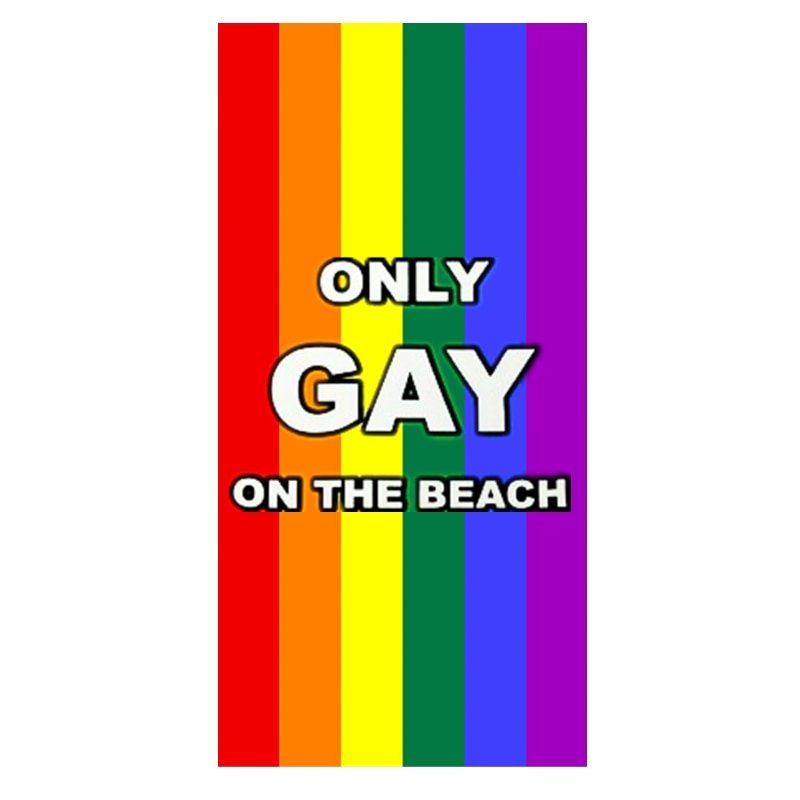 Pride Rainbow Beach Towel | dmunderwear detail image 5