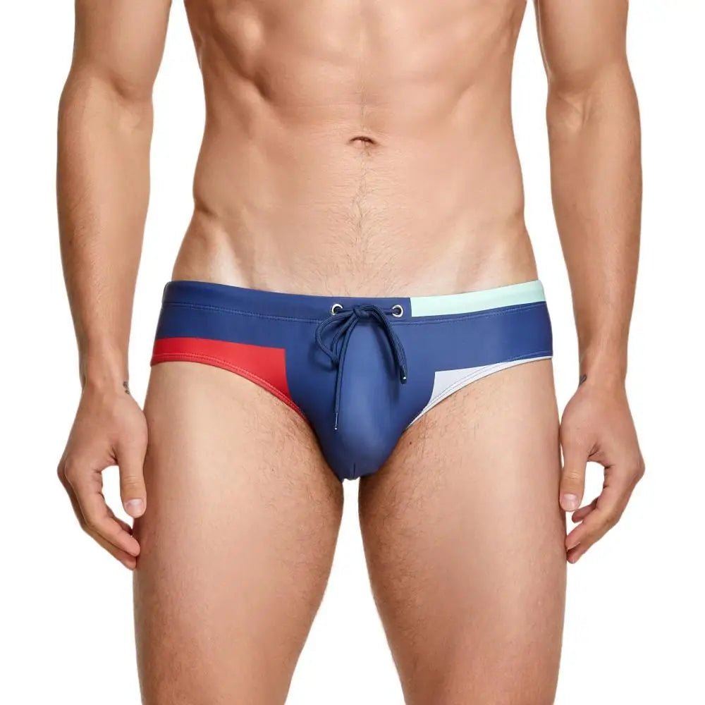 Primary Colors Pool Swim Briefs | dmunderwear detail image 10