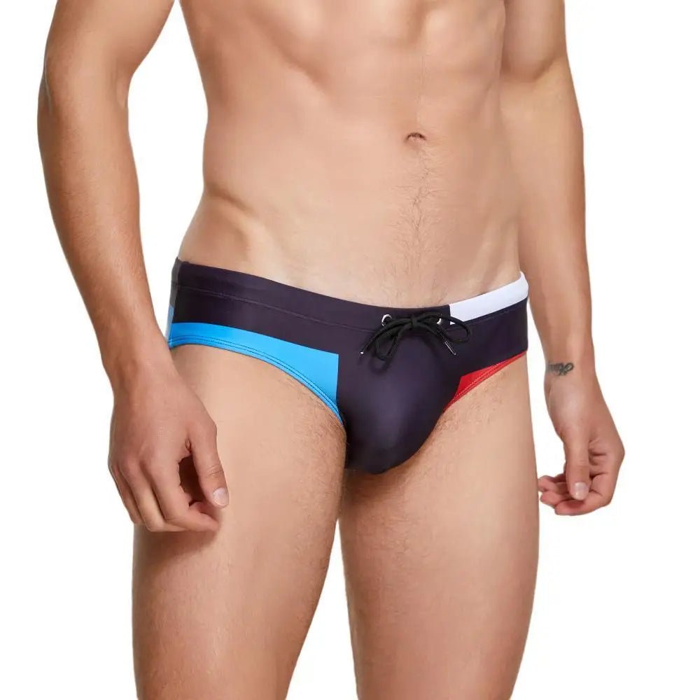 Primary Colors Pool Swim Briefs | dmunderwear detail image 16