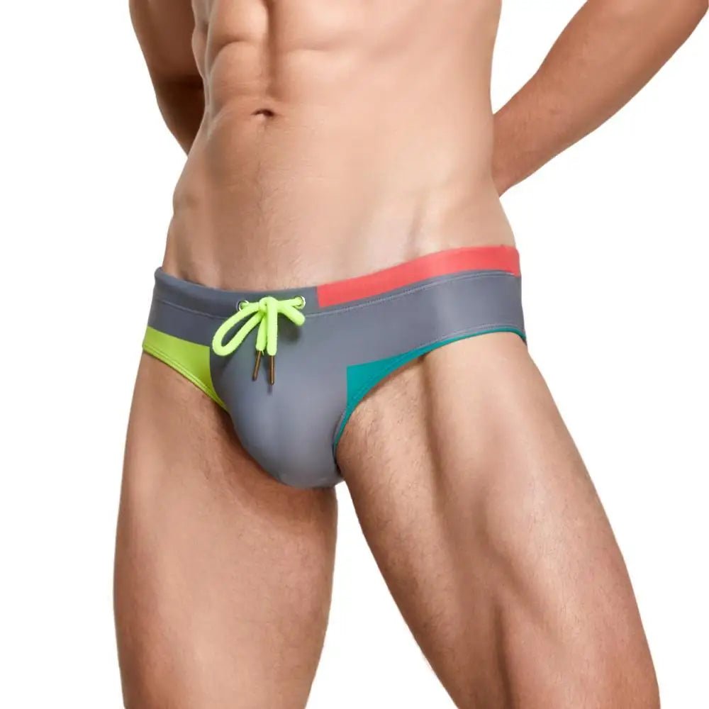 Primary Colors Pool Swim Briefs | dmunderwear detail image 4