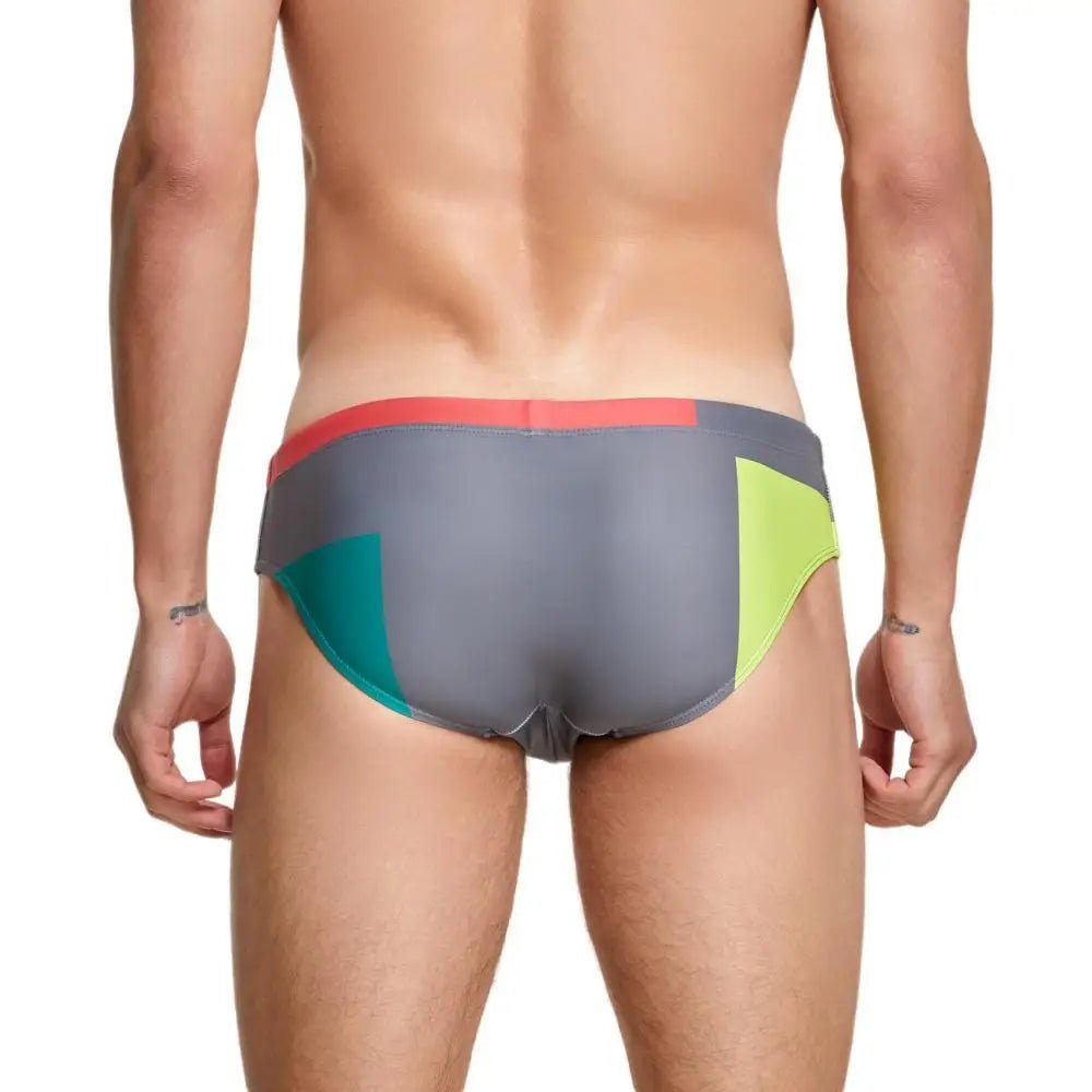 Primary Colors Pool Swim Briefs | dmunderwear detail image 6