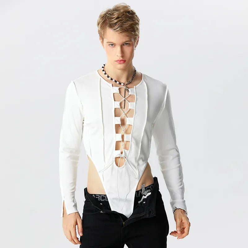 ORVLS Prince Charming Interlocking Body Suit | dmunderwear detail image 3