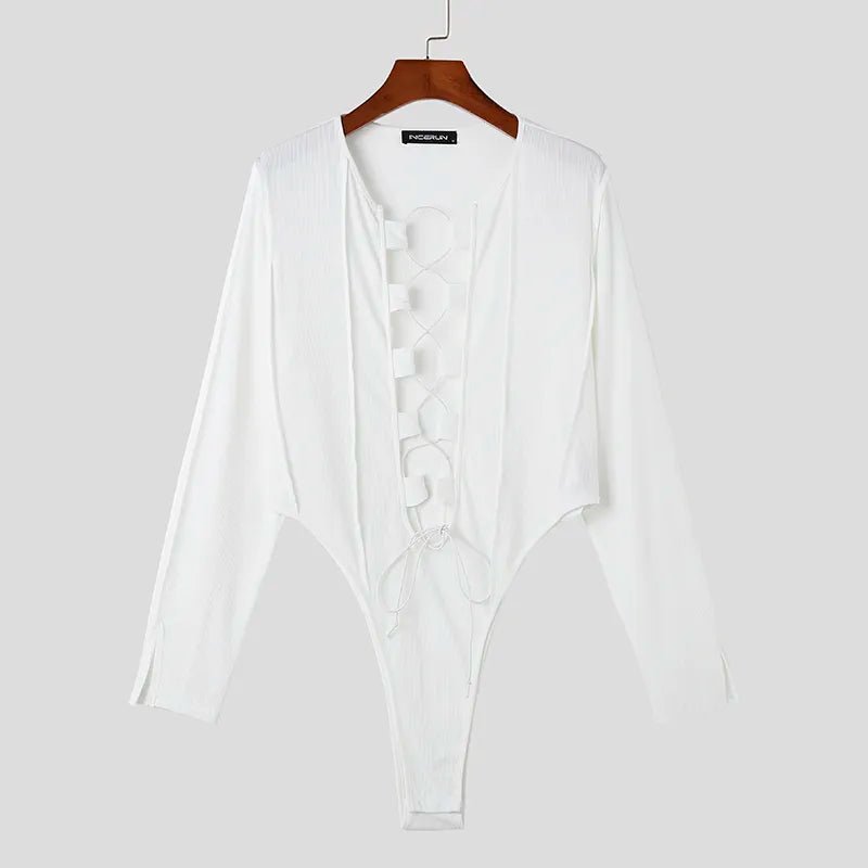 ORVLS Prince Charming Interlocking Body Suit | dmunderwear detail image 6