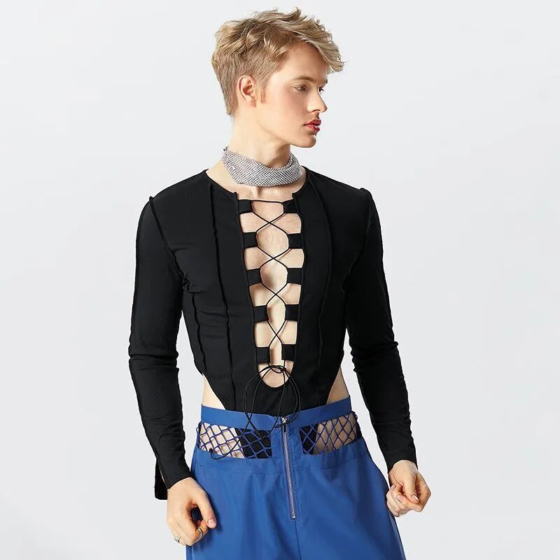ORVLS Prince Charming Interlocking Body Suit | dmunderwear detail image 9