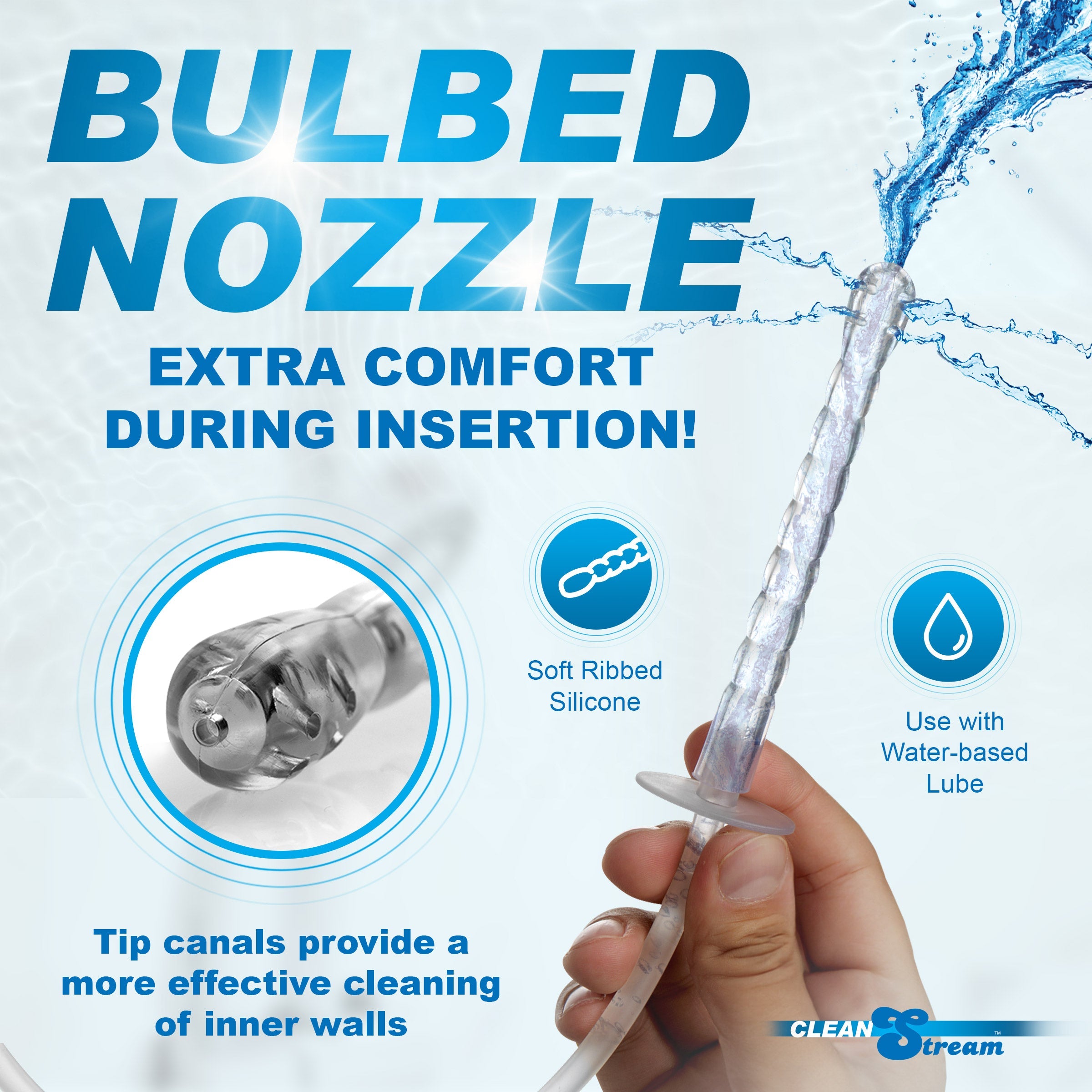 Pump Action Enema Bottle with Nozzle | dmunderwear product image 3