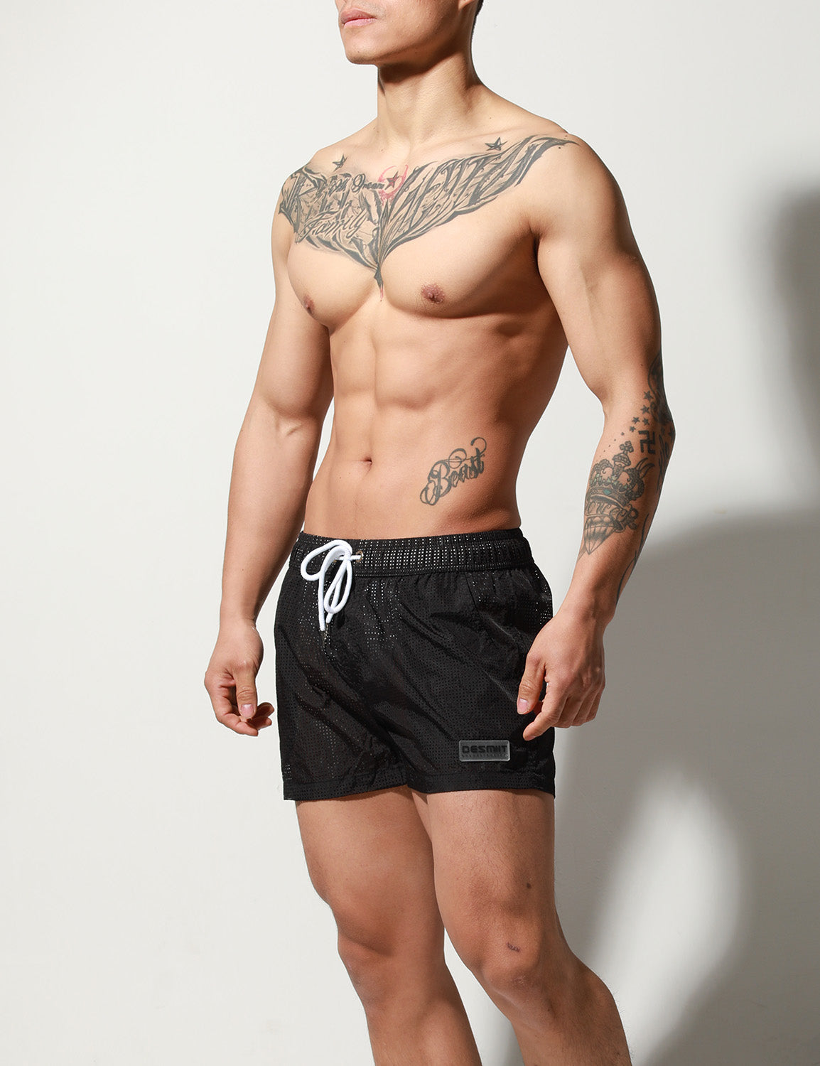 Quick-Dry Mesh Beach Surf Shorts S6021 | dmunderwear detail image 9