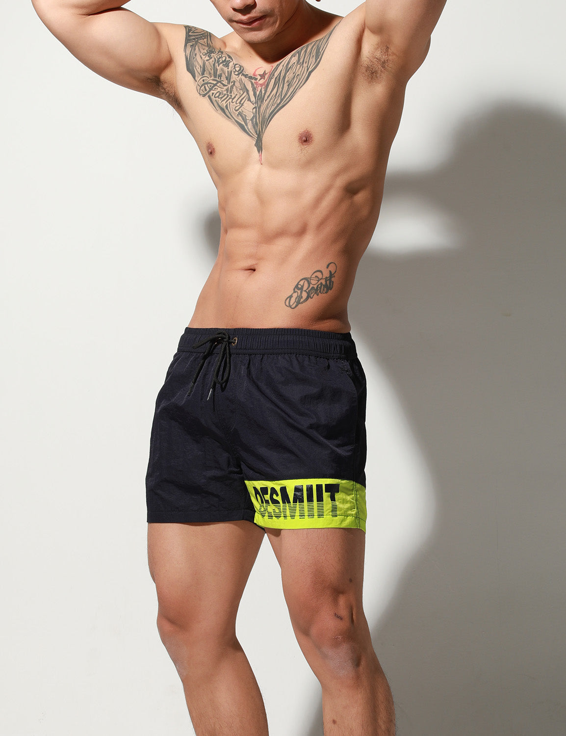 Quick-Dry Beach Surf Shorts S6024 | dmunderwear detail image 10