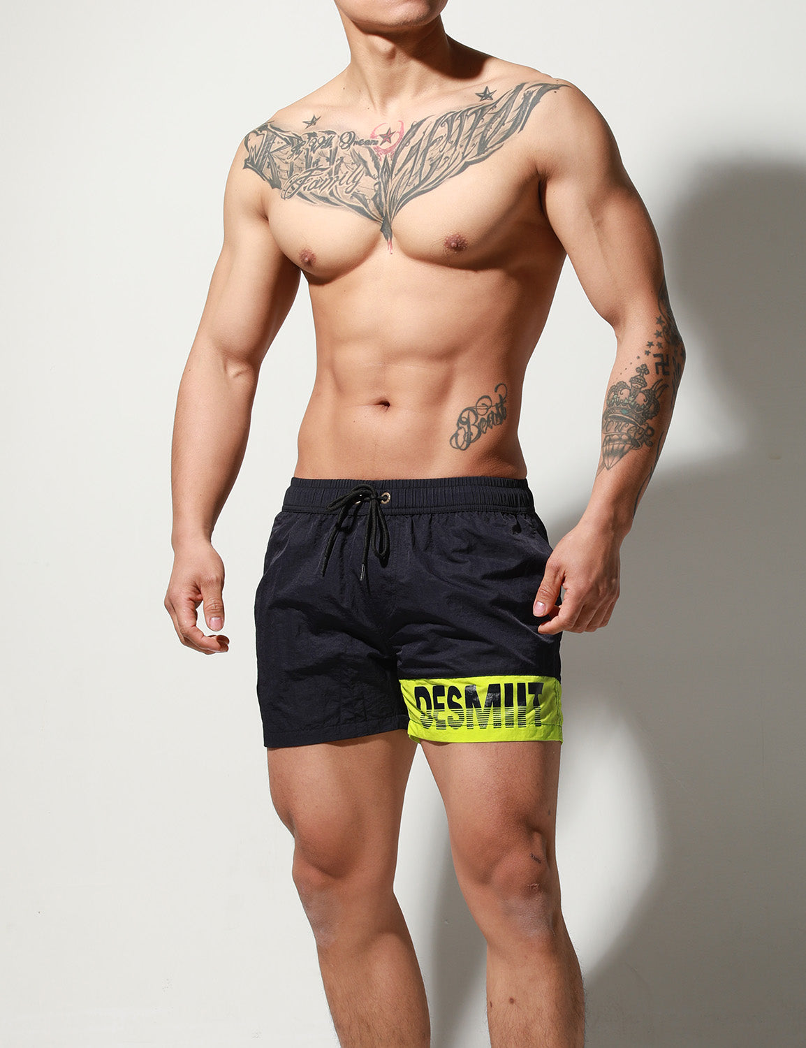 Quick-Dry Beach Surf Shorts S6024 | dmunderwear detail image 6