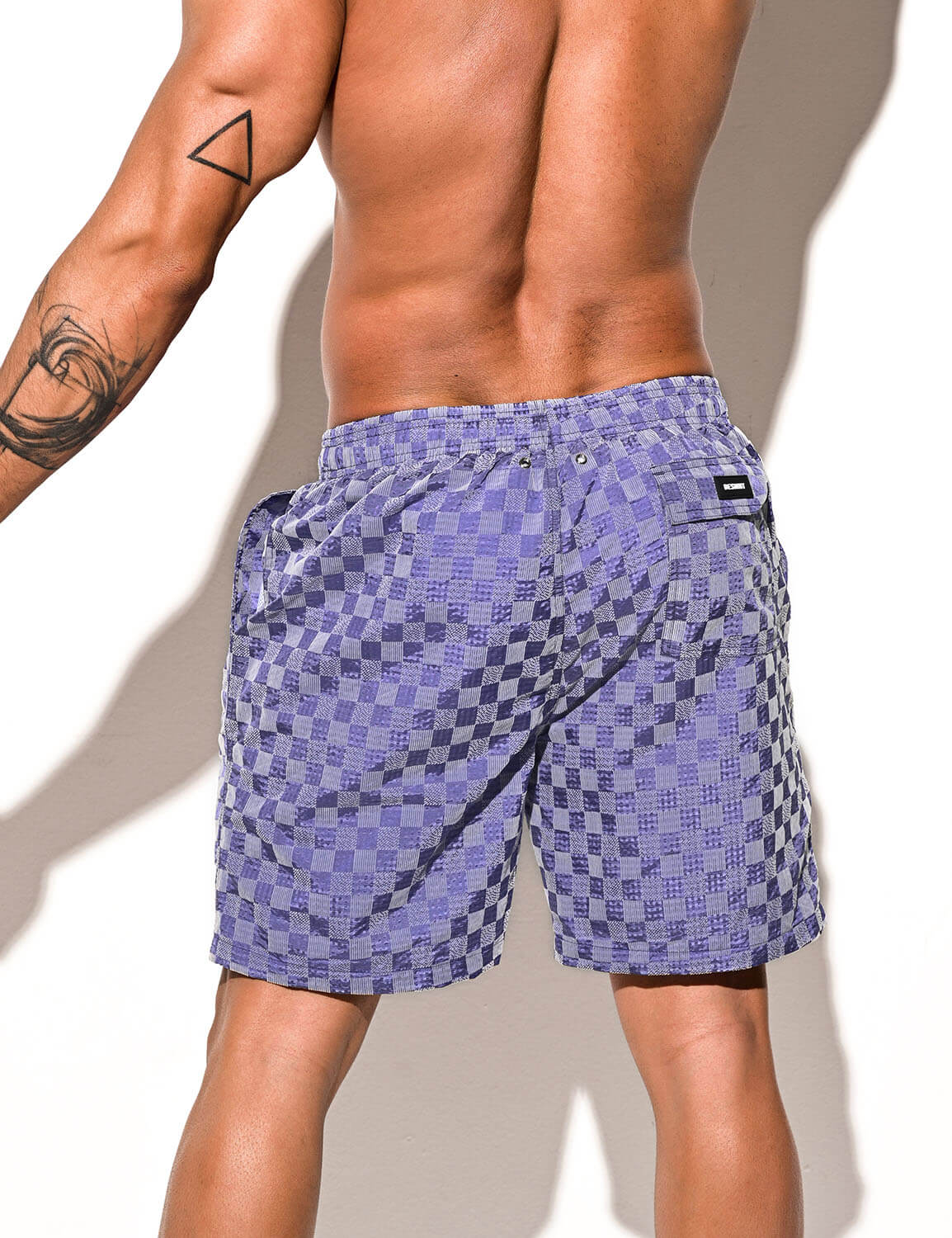 Quick-Dry Checkered Shorts B5239 | dmunderwear detail image 2