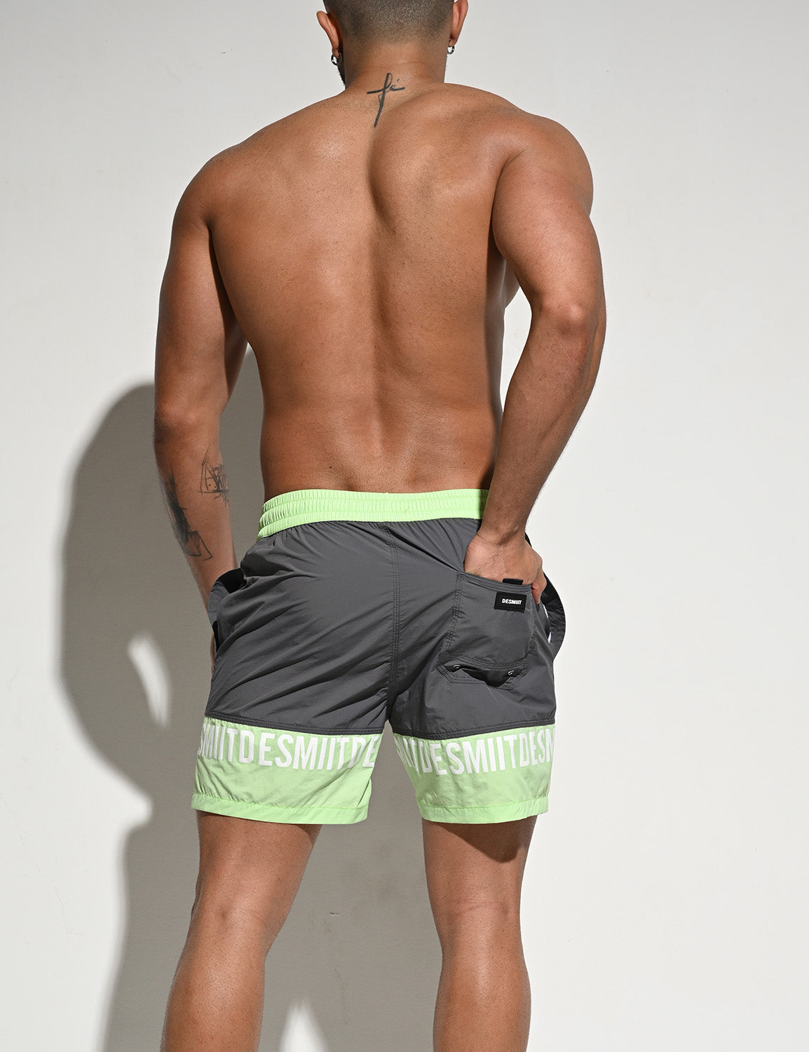 Quick-Dry Color Block Shorts B3107 | dmunderwear detail image 3