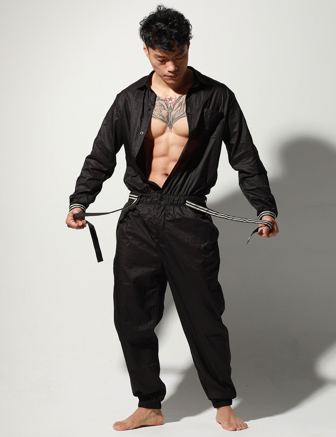 Quick-Dry Long Sleeve Union Suit T9001 | dmunderwear detail image 10