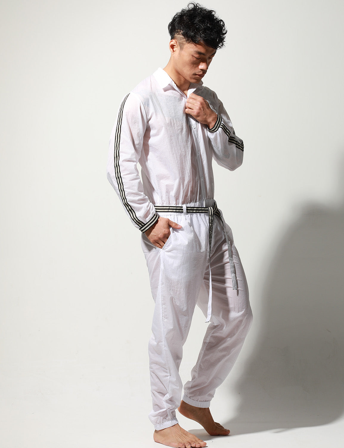 Quick-Dry Long Sleeve Union Suit T9001 | dmunderwear detail image 11