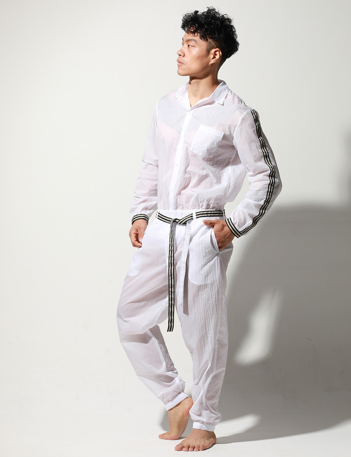 Quick-Dry Long Sleeve Union Suit T9001 | dmunderwear detail image 12
