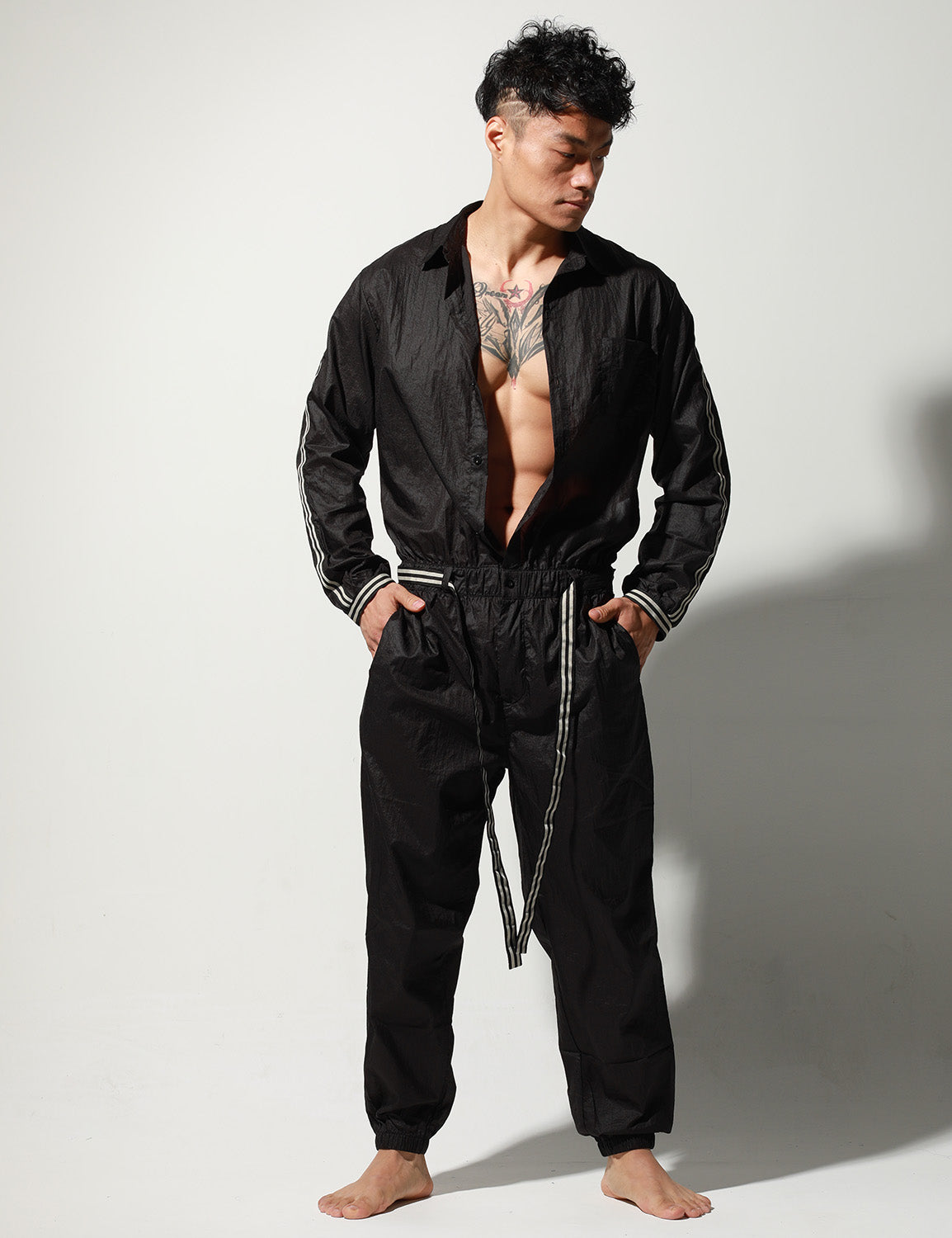 Quick-Dry Long Sleeve Union Suit T9001 | dmunderwear detail image 13