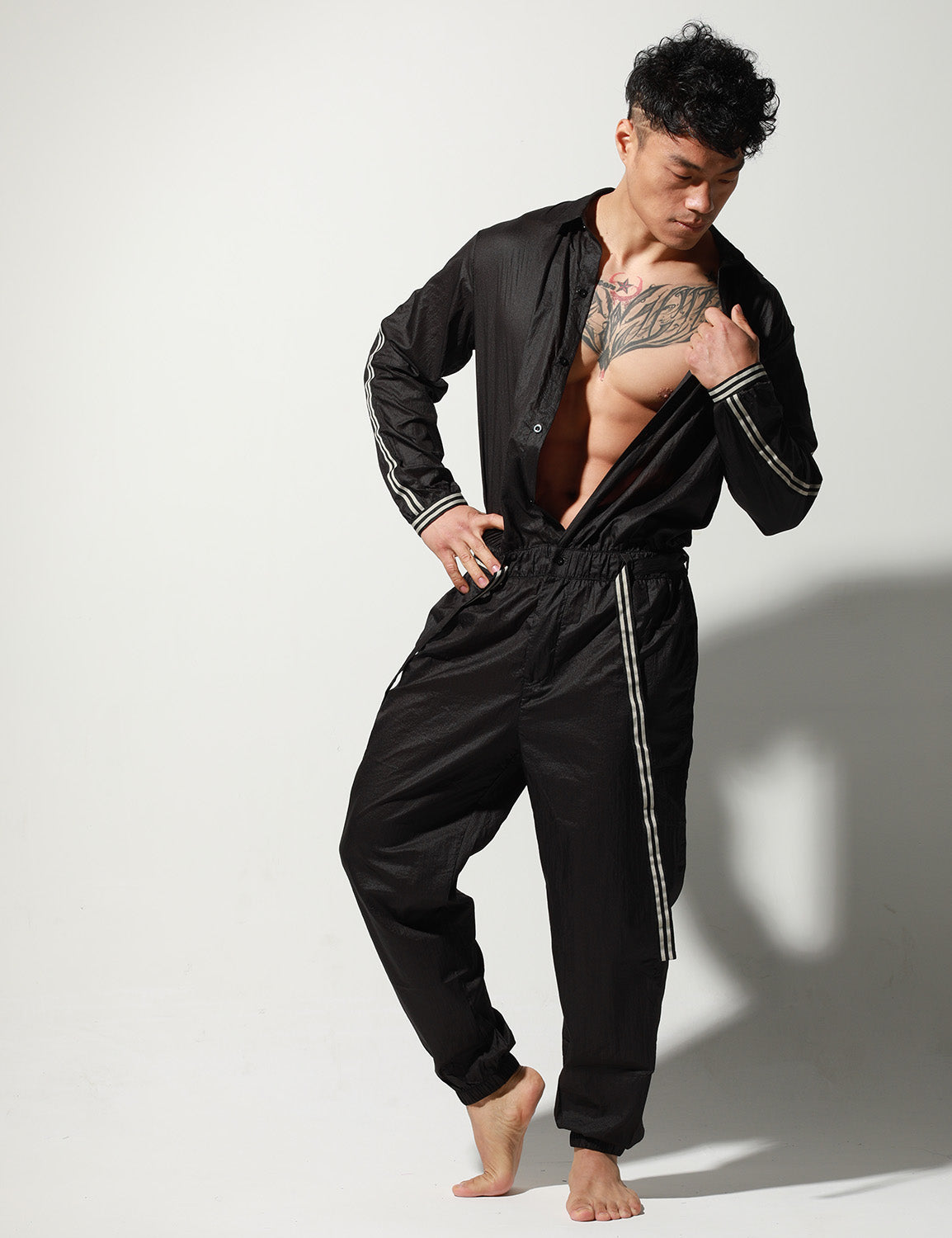 Quick-Dry Long Sleeve Union Suit T9001 | dmunderwear detail image 15