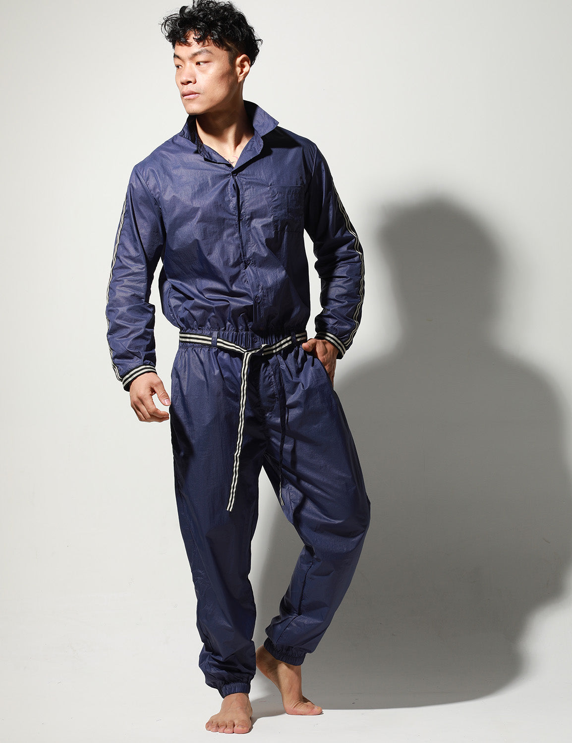 Quick-Dry Long Sleeve Union Suit T9001 | dmunderwear detail image 4