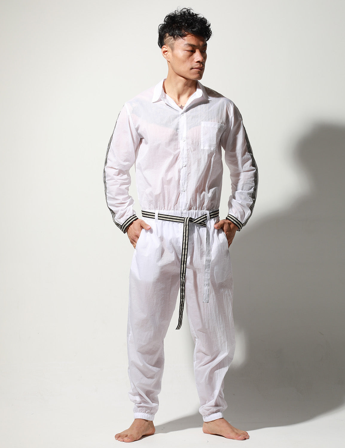 Quick-Dry Long Sleeve Union Suit T9001 | dmunderwear detail image 9