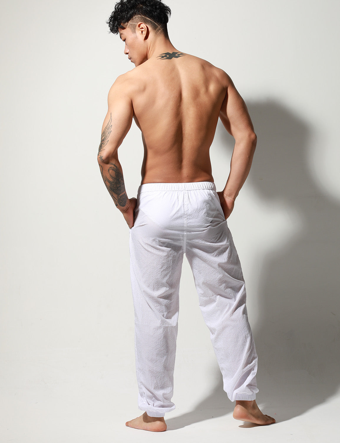 Quick-Dry Mesh Pants S1013 | dmunderwear detail image 3