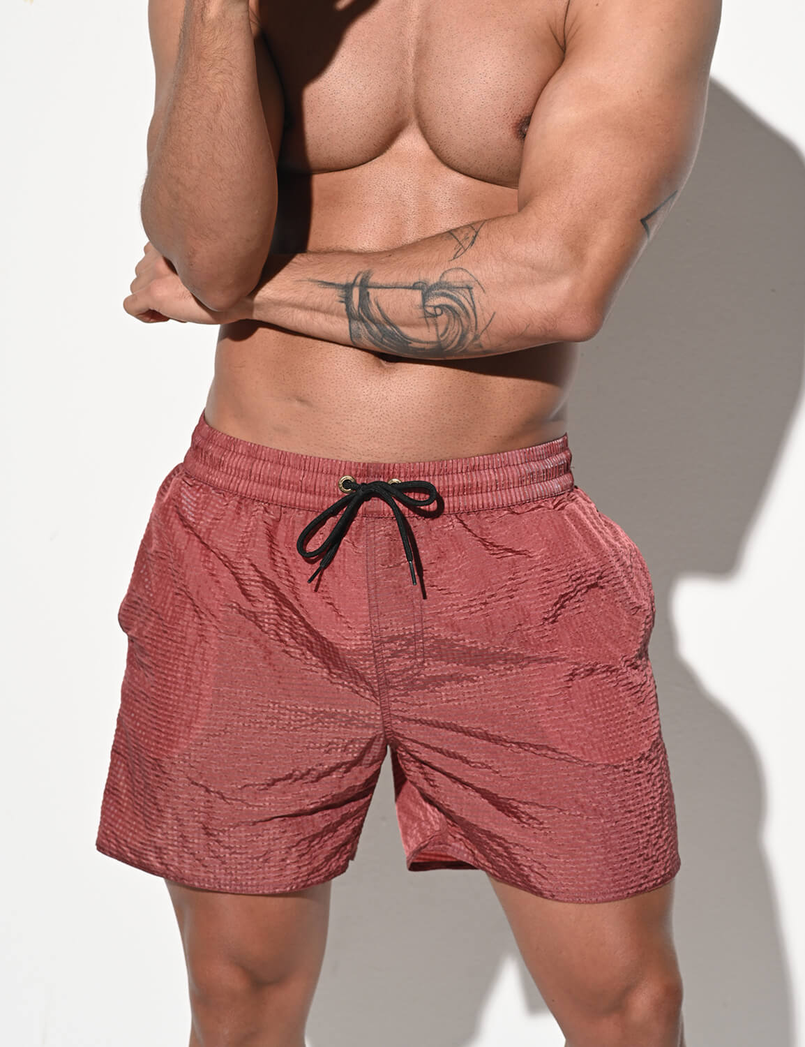 Shiny Quick-Dry Shorts B4236 | dmunderwear detail image 13