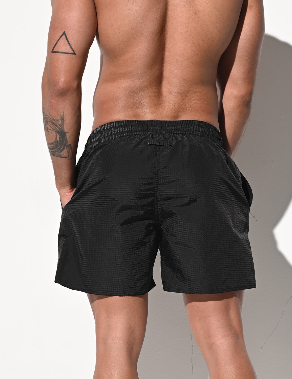Shiny Quick-Dry Shorts B4236 | dmunderwear detail image 18