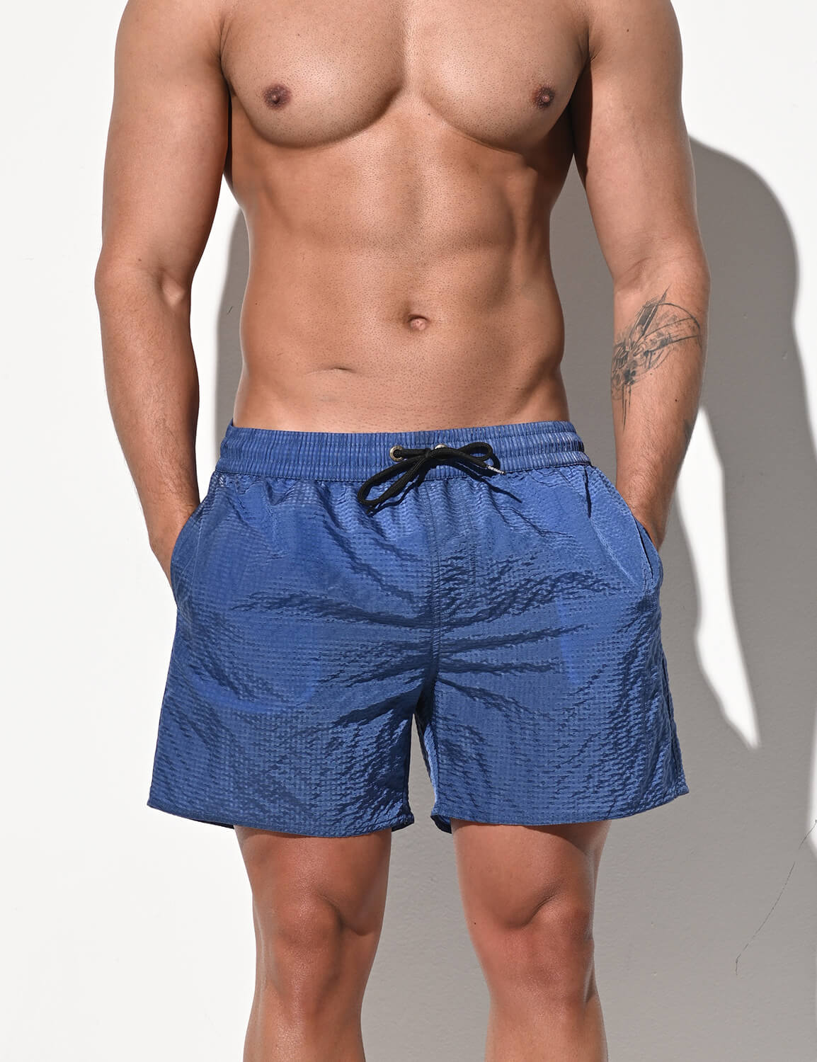 Shiny Quick-Dry Shorts B4236 | dmunderwear detail image 5