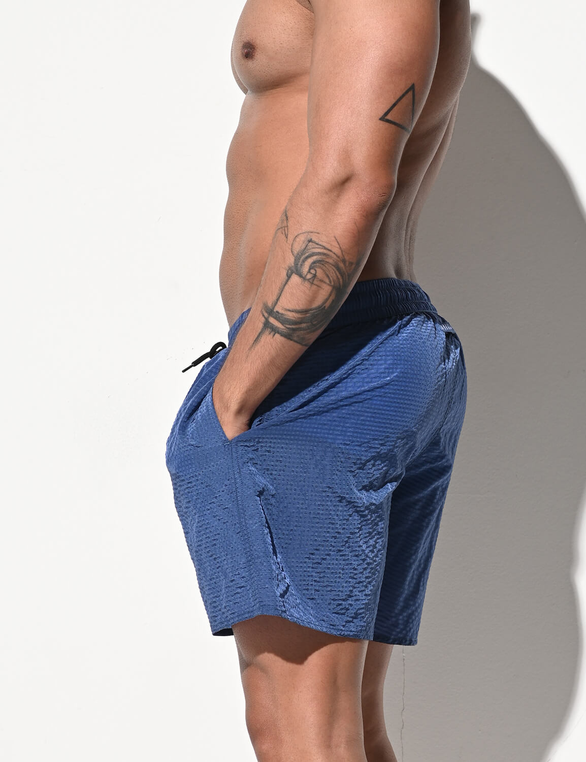 Shiny Quick-Dry Shorts B4236 | dmunderwear detail image 6