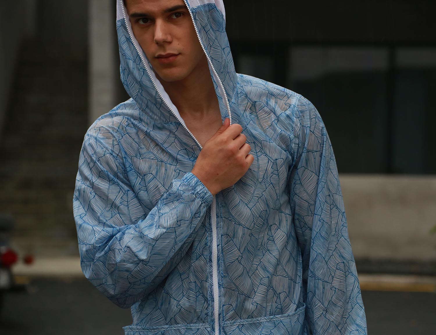 Quick-Dry Sport Long Sleeve Hooded Jacket / Shorts / Pants | dmunderwear detail image 10
