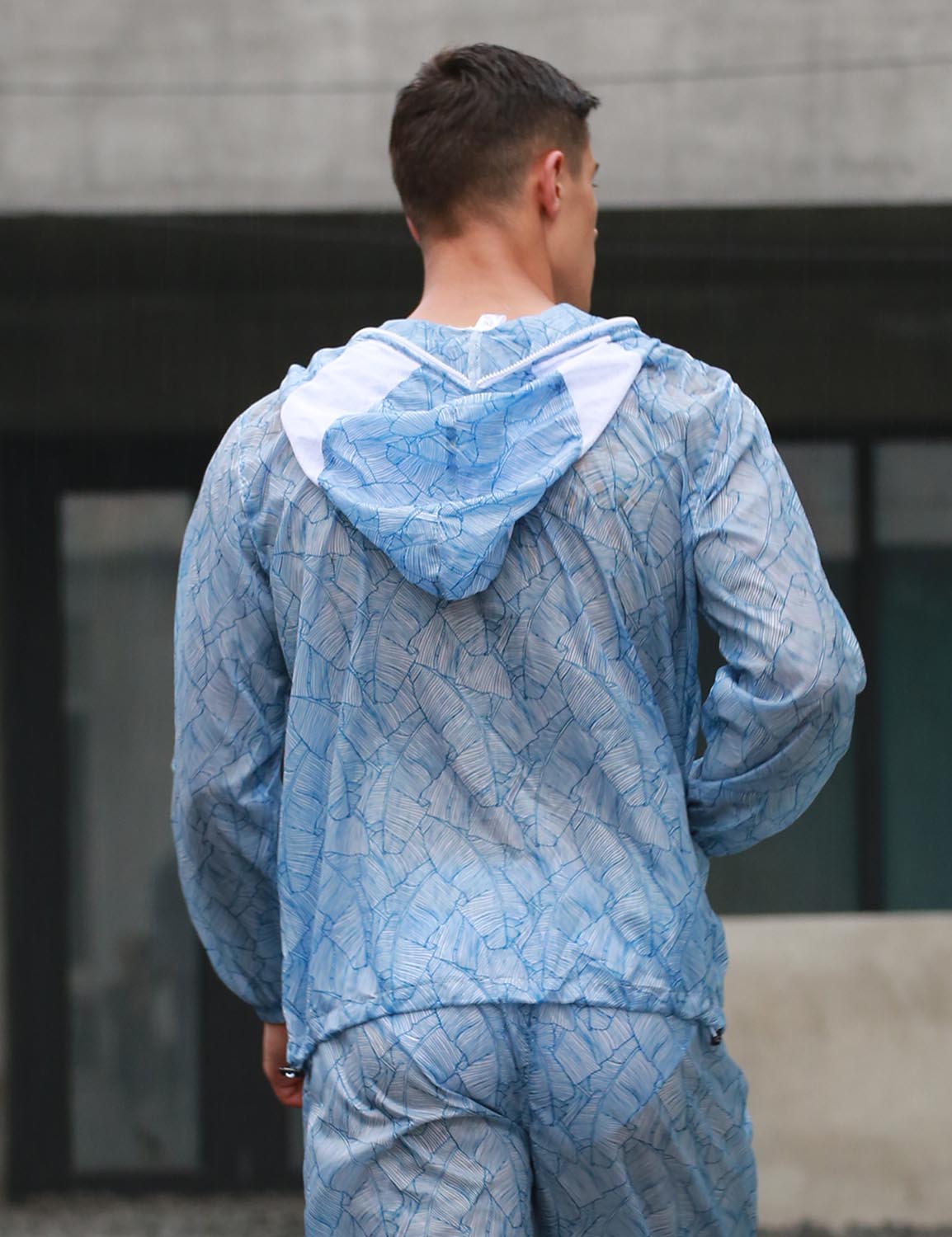 Quick-Dry Sport Long Sleeve Hooded Jacket / Shorts / Pants | dmunderwear detail image 6
