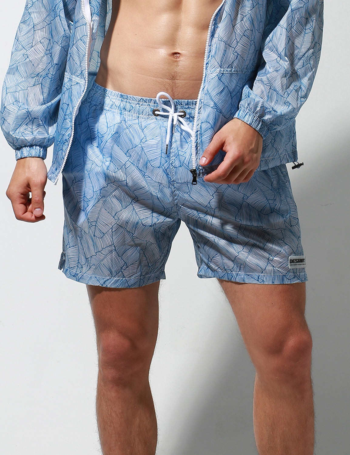 Quick-Dry Sport Long Sleeve Hooded Jacket / Shorts / Pants | dmunderwear detail image 7