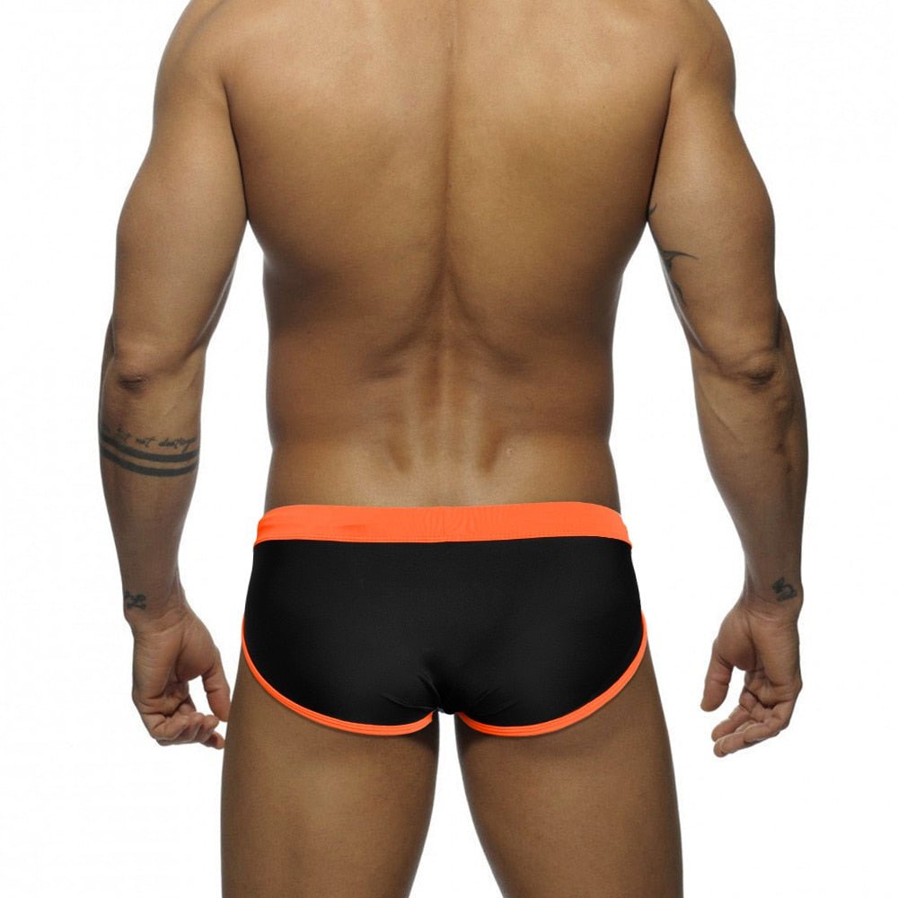 Racing Stripe Bowtie Swim Briefs | dmunderwear detail image 8
