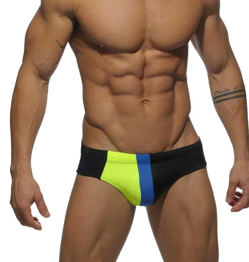 AD Inspired Racing Swim Briefs | dmunderwear detail image 3