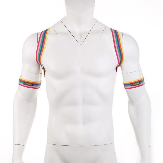 Rainbow Backpack + Arm Harness | dmunderwear detail image 4