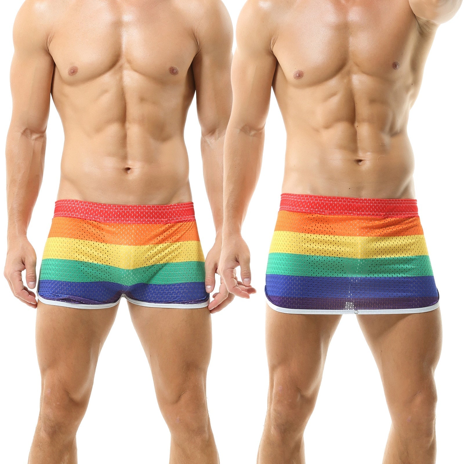 Rainbow Convertible Mesh Boxer Briefs | dmunderwear