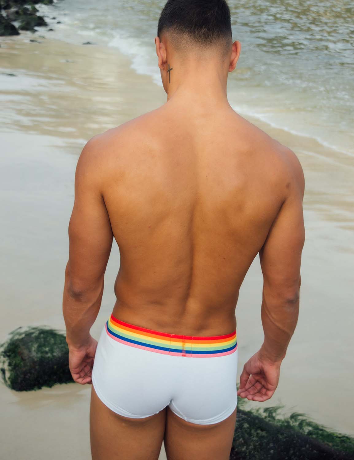 Rainbow Low Rise Boxer Brief 00213 | dmunderwear detail image 2