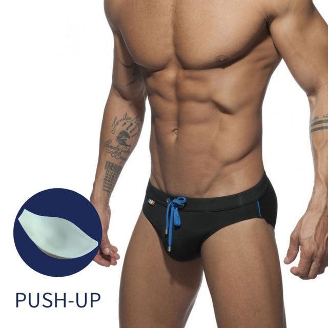 Rainbow Pocket Swim Briefs | dmunderwear detail image 12