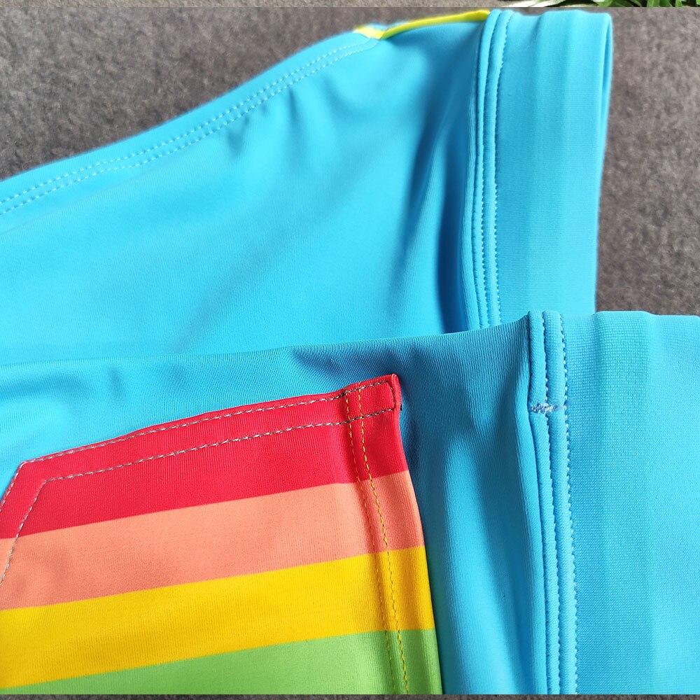 Rainbow Pocket Swim Briefs | dmunderwear detail image 9