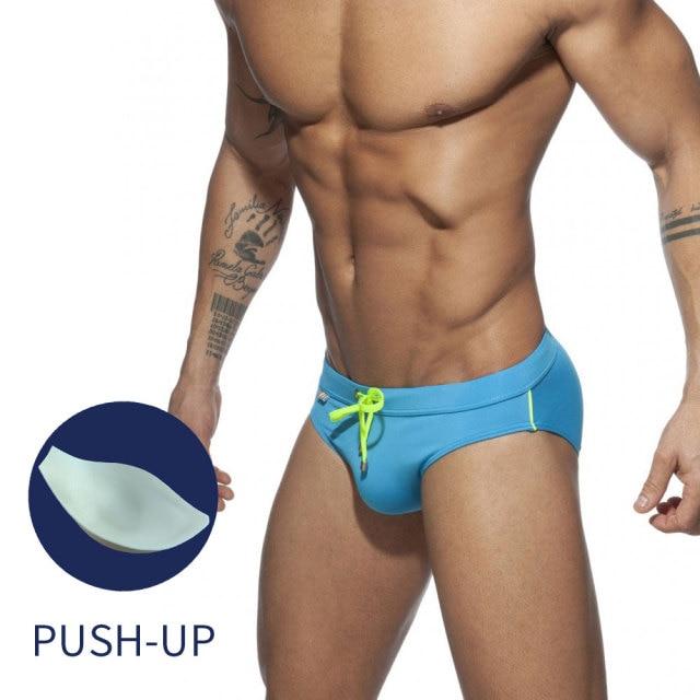 ORVLS Rainbow Pocket Swim Briefs | dmunderwear detail image 11