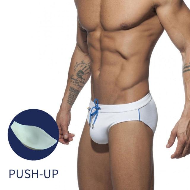 ORVLS Rainbow Pocket Swim Briefs | dmunderwear detail image 13