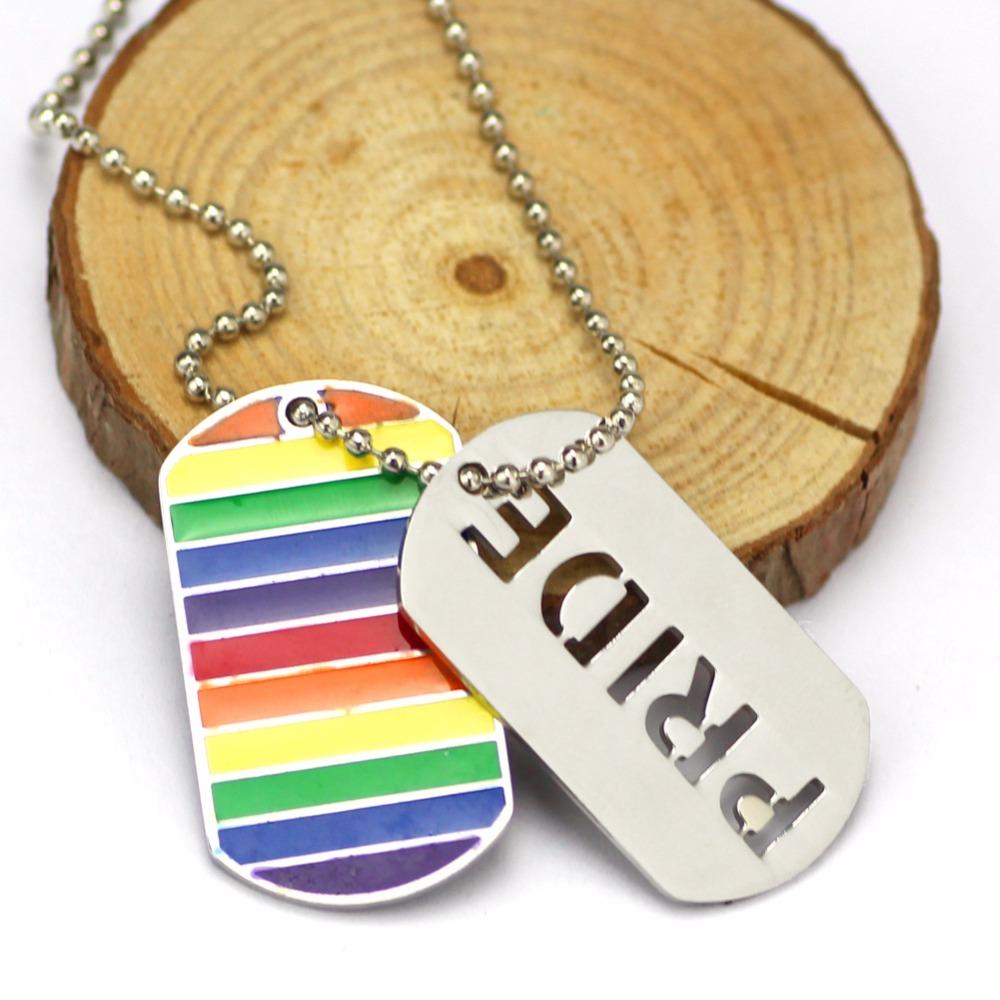 Rainbow Pride Dog Tags | dmunderwear detail image 2